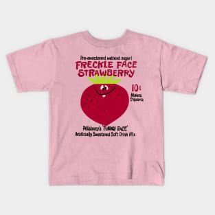 Freckle Face Strawberry "Funny Face" Drink Mix Kids T-Shirt